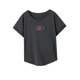 Maxbell Maxbell Womens T Shirt Summer Female Crewneck Shirt for Commuting Travel Backpacking XXL