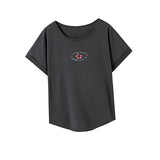 Maxbell Maxbell Womens T Shirt Summer Female Crewneck Shirt for Commuting Travel Backpacking XXL