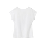 Maxbell Maxbell Womens T Shirt Summer Casual Fashion Summer Tops for Commuting Trip Vacation M