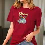 Maxbell Maxbell Women's T Shirt Summer Outfits Crew Neck Tee for Holiday Commuting Traveling L