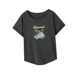 Maxbell Maxbell Womens T Shirt Summer Fashion Soft Crew Neck Tee for Street Commuting Hiking L
