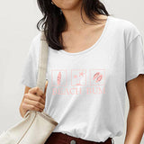 Maxbell Maxbell Women's T Shirt Summer Outfits Basic Tee Shirt for Office Shopping Commuting XXL