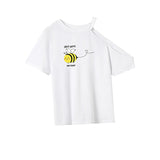 Maxbell Maxbell T Shirt for Women Summer Simple Short Sleeve Top for Beach Camping Commuting M