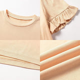 Maxbell Maxbell Womens T Shirt Summer Casual Ladies Crewneck Shirt for Sports Walking Travel XL