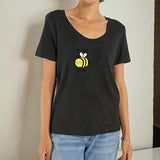 Maxbell Maxbell Women's T Shirt Summer Classic Ladies Summer Tops for Sports Vacation Street XXL