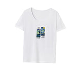Maxbell Maxbell Womens T Shirt Summer Ladies Simple Crew Neck Tee for Beach Vacation Holiday XL