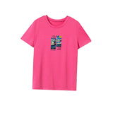 Maxbell Maxbell Womens T Shirt Summer Regular Crew Neck Tee for Street Travel Beach L