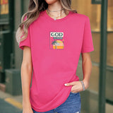 Maxbell Maxbell Women's T Shirt Summer Clothes Ladies Basic Tee for Walking Traveling Office M