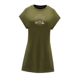 Maxbell Maxbell Women's Summer Dress Spring Ladies Crew Neck Dress for Walking Holiday Beach XL