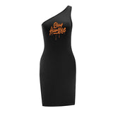 Maxbell Maxbell Women's Cold Shoulder Dress Spring Sundress for Traveling Office Anniversary M