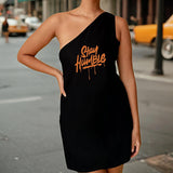 Maxbell Maxbell Women's Cold Shoulder Dress Spring Sundress for Traveling Office Anniversary M