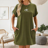 Maxbell Maxbell Women's Short Summer Dress Summer Mini Dress for Evening Holiday XL