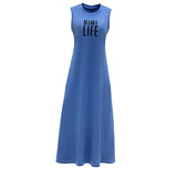 Maxbell Maxbell Women's Summer Dress Summer Female Crewneck Dress for Dating Commuting Party M