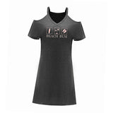 Maxbell Maxbell Women's Off The Shoulder Dress Summer Ladies for Evening Travel M