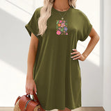 Maxbell Maxbell Women's Short Summer Dress Dress for Vacation Traveling Office M