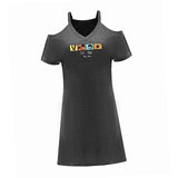 Maxbell Maxbell Women's Cold Shoulder Dress Summer Teen Summer Dress for Travel Holiday Trip M