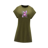 Maxbell Maxbell Women's Summer Dress Summer Short Sleeve Mini Dress for Office Vacation Work L