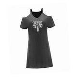 Maxbell Maxbell Women's Off The Shoulder Dress Summer Stylish for Trip Anniversary Traveling M