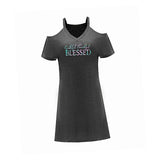 Maxbell Maxbell Women's Off Shoulder Dress Spring Casual Dress for Shopping Traveling Dating M