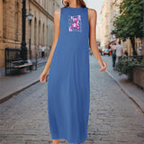 Maxbell Maxbell Women's Long Summer Dress Spring Maxi Dress for Evening Party Holiday Office M