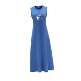 Maxbell Maxbell Women's Long Summer Dress Spring Loose Maxi Dress for Party Holiday Vacation S