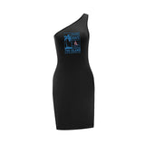Maxbell Maxbell Women's Off The Shoulder Dress Spring Mini Dress for Street Dating Commuting M