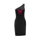 Maxbell Maxbell Women's Off Shoulder Dress Spring Soft Mini Dress for Shopping Trip Holiday XL