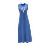 Maxbell Maxbell Women's Summer Dress Summer Stylish Crewneck Dress for Shopping Party Street S