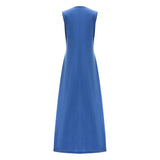 Maxbell Maxbell Women's Summer Dress Summer Stylish Crewneck Dress for Shopping Party Street M