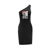 Maxbell Maxbell Women's Off Shoulder Dress Spring Trendy Mini Dress for Dating Beach Holiday XL