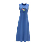 Maxbell Maxbell Women's Long Summer Dress Spring Teen Casual Dress for Dating Commuting Trip M