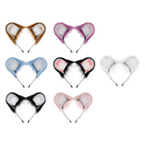 Maxbell Maxbell Hamster Ears Headband Mouse Ears Headband for Dress up Animal Themed Parties Brown