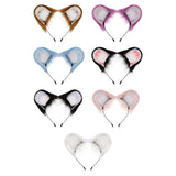Maxbell Maxbell Hamster Ears Headband Mouse Ears Headband for Dress up Animal Themed Parties Brown