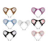 Maxbell Maxbell Hamster Ears Headband Mouse Ears Headband for Dress up Animal Themed Parties Brown