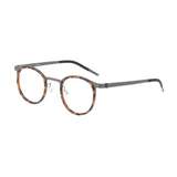 Maxbell Maxbell Glasses Frame Separate Lens Rings Trendy Portable Practical Eyeglasses Frame Tortoiseshell