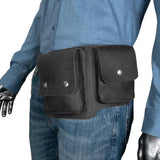 Maxbell Maxbell Waist Bag Lightweight Portable Waist Pocket for Cycling Travelling Women Men Black