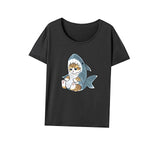 Maxbell Maxbell T Shirt for Women Summer Comfortable Crew Neck Tee for Street Vacation Beach XXL Grey
