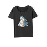 Maxbell Maxbell T Shirt for Women Summer Comfortable Crew Neck Tee for Street Vacation Beach XXL Grey