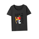 Maxbell Maxbell Women's T Shirt Summer Clothing Ladies Crewneck Tee for Walking Travel Beach M Grey