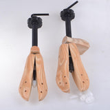 Maxbell 2xWood Shoe Stretcher Adjustable Shaper for Boots Flats Various Types of Shoes L