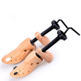 Maxbell 2xWood Shoe Stretcher Adjustable Shaper for Boots Flats Various Types of Shoes L