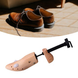Maxbell 2xWood Shoe Stretcher Adjustable Shaper for Boots Flats Various Types of Shoes L