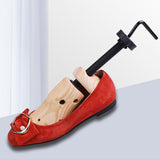 Maxbell 2xWood Shoe Stretcher Adjustable Shaper for Boots Flats Various Types of Shoes L
