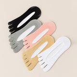 Maxbell 5xFive Toe Socks Lightweight Soft Sports Short Socks for Sports Outdoor Ladies Skin