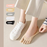 Maxbell 5xFive Toe Socks Lightweight Soft Sports Short Socks for Sports Outdoor Ladies Skin