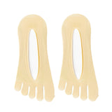 Maxbell 2xFive Toe Socks Lightweight Soft Sports Short Socks for Sports Outdoor Ladies Skin