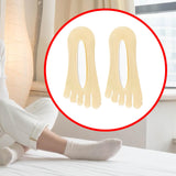 Maxbell 3xFive Toe Socks Lightweight Soft Sports Short Socks for Sports Outdoor Ladies Skin