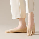 Maxbell 5xFive Toe Socks Lightweight Soft Sports Short Socks for Sports Outdoor Ladies Skin