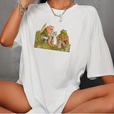 Maxbell Maxbell T Shirt for Women Summer Clothes Crew Neck Tee for Commuting Shopping Sports M