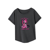 Maxbell Maxbell Women's T Shirt Summer Ladies Crew Neck Shirt for Traveling Vacation Holiday L